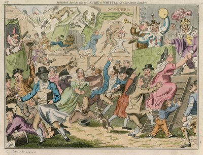 Foire de Bartholomew, Londres - George Cruikshank